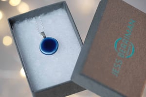 Image of Tiny Cobalt Pendants