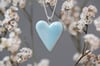 Sky Blue Heart Pendant