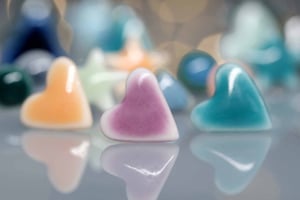 Image of Grey Denim Studs 