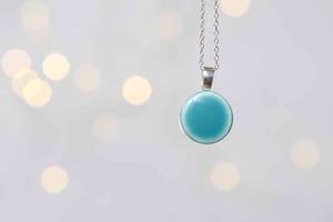 Image of Tiny Turquoise Pendant