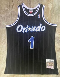 Image 1 of PENNY HARDAWAY ORLANDO MAGIC 1994-95 HARDWOOD CLASSICS SWINGMAN JERSEY - BLACK