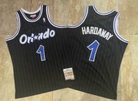 Image 2 of PENNY HARDAWAY ORLANDO MAGIC 1994-95 HARDWOOD CLASSICS SWINGMAN JERSEY - BLACK