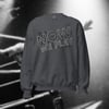 Misaligned Sweatshirt - (Red/Dark Grey)