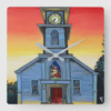 Sunrise In Saxonburg Acrylic Glass Clock