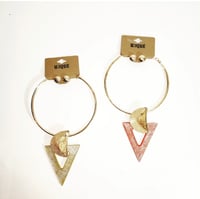 Image 3 of Gold Abstract Pyramid Set (2 choices)