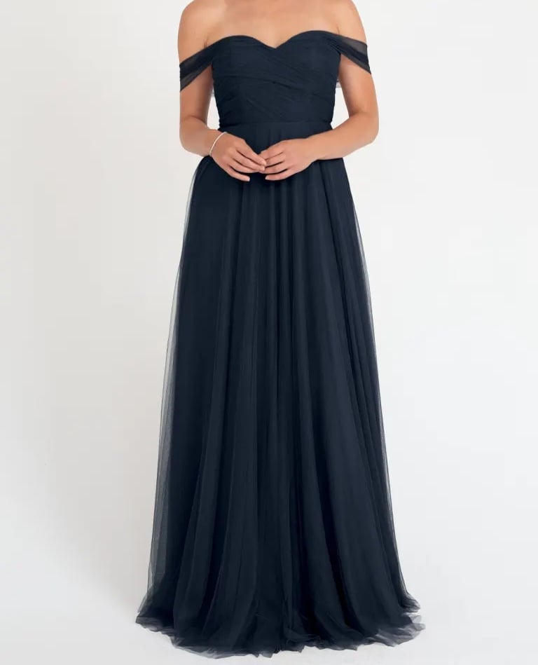 Image of Navy Jenny Yoo Julia Convertible Gown