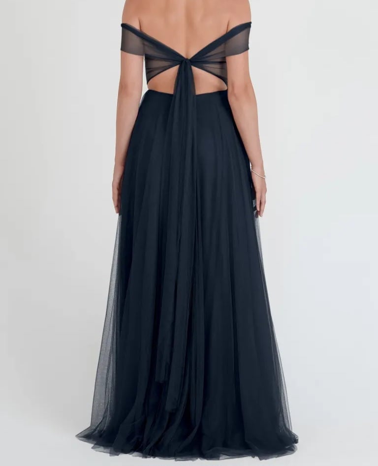 Image of Navy Jenny Yoo Julia Convertible Gown