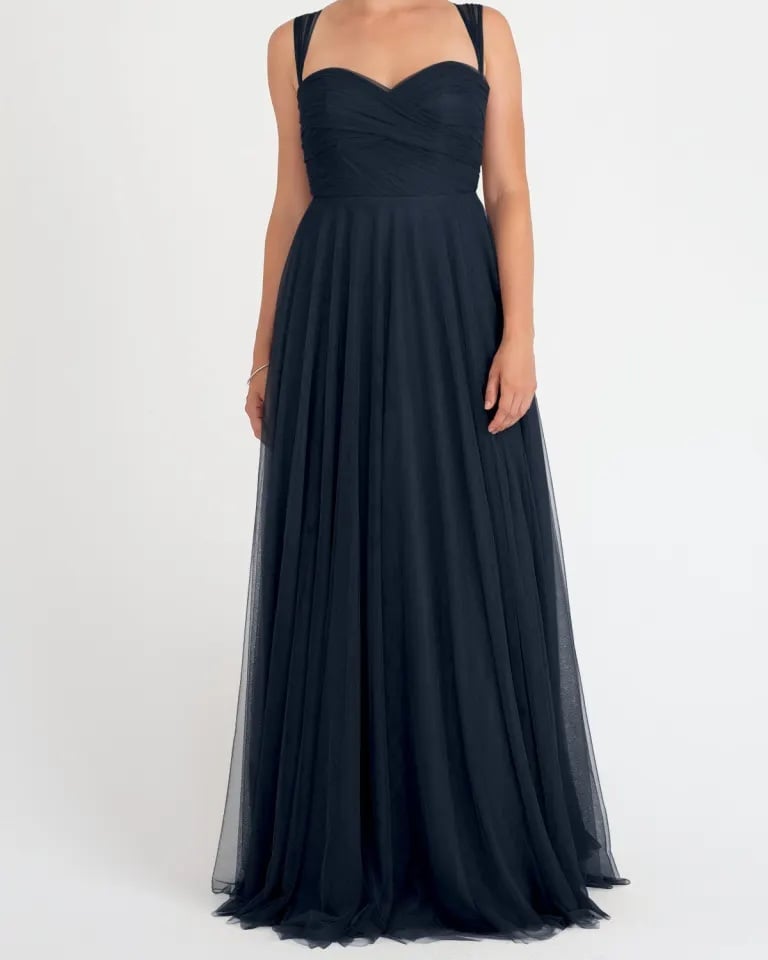 Image of Navy Jenny Yoo Julia Convertible Gown