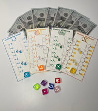 "Multiply My Money" Savings Challenge with 1 random color dice included*