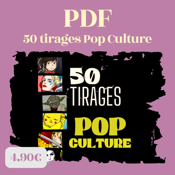 Image of Ebook : 50 Tirages Pop Culture (PDF)