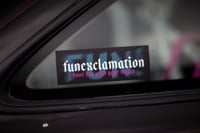Image 1 of FUNEXCLAMATION printed sticker 