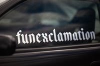 Image 1 of FUNEXCLAMATION banner 