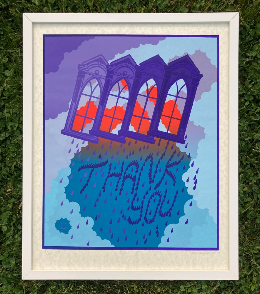 Image of “Thank You” Print by Brad Rohloff