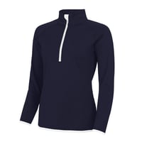 Image 1 of LADIES Cool Half Zipped Sweat Top