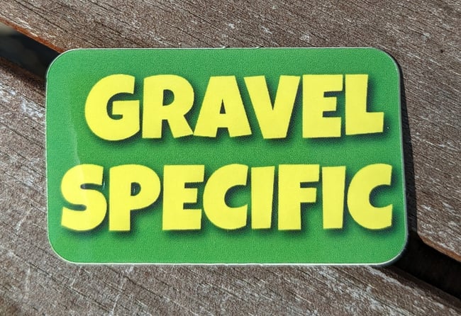 GRAVEL SPECIFIC sticker