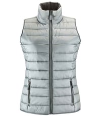 Image 1 of LADIES Wave Bodywarmer Silver Grey