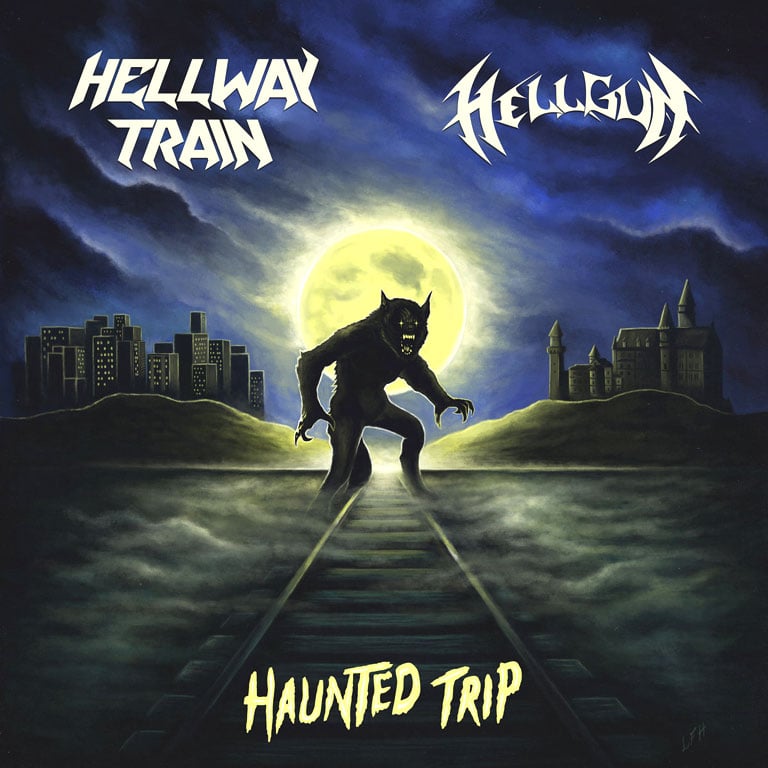 HELLWAY TRAIN / HELLGUN - Haunted Trip CD