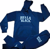 HELLA BLACK SWEATSUIT