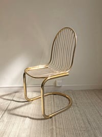 Image 3 of PAREJA DE SILLAS DORADAS, AÑOS 70