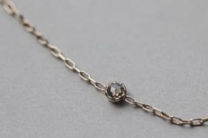 Image of 9ct yellow gold Rose-cut Champagne diamond bracelet 