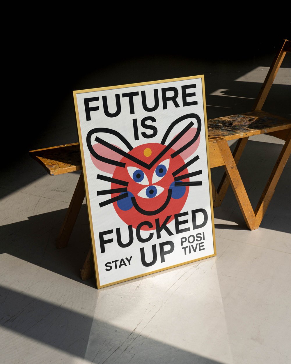 FUTURE IS FUCKED UP Poster by Marco Oggian