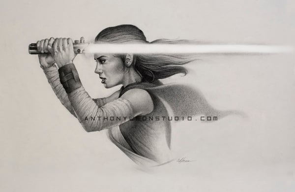 Image of Rey original art