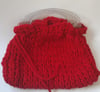 Red Knitted Handbag 