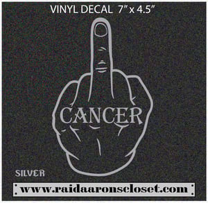 Image of Fuck Cancer Vinyl Decal