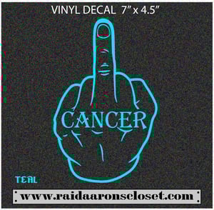 Image of Fuck Cancer Vinyl Decal