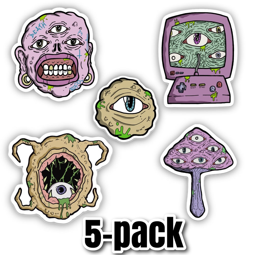 Image of All the xNEEDLESx stickers 