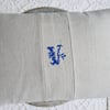Monogram Cushion - Blue V 
