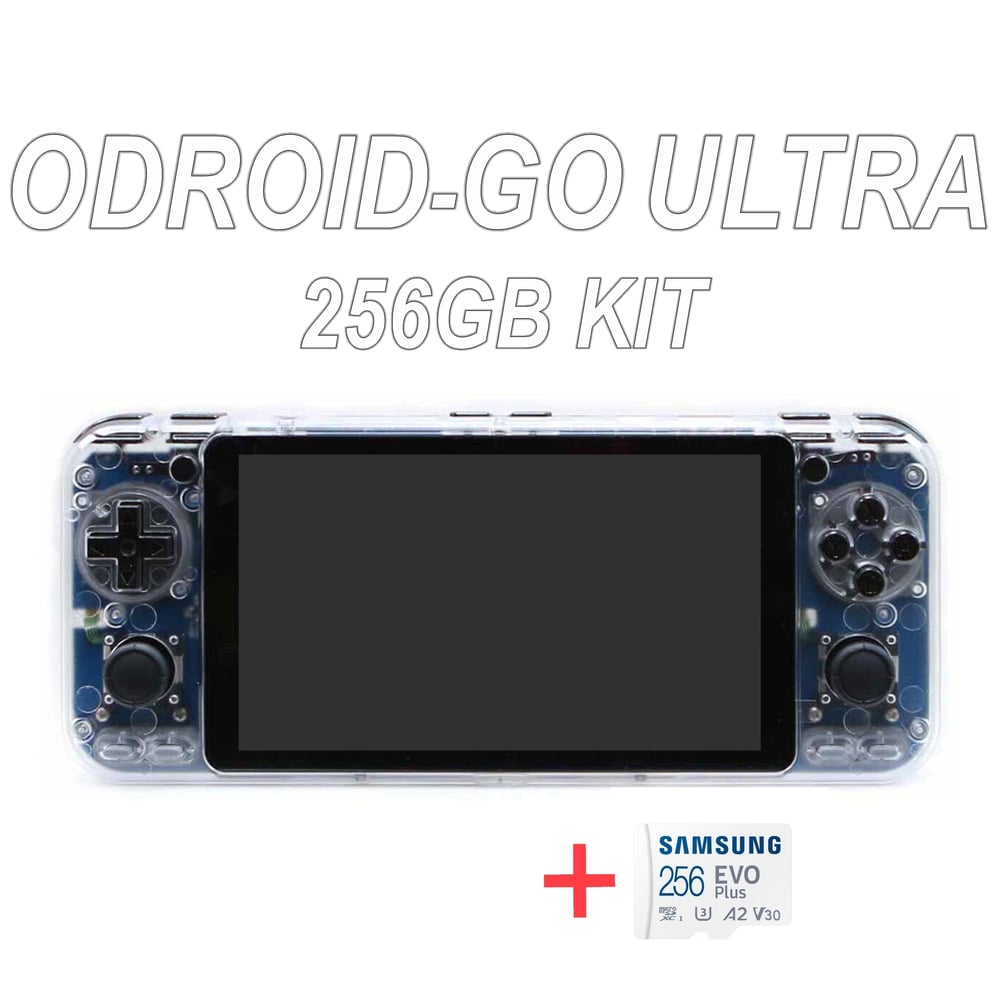 Odroid Go Ultra Handheld Console with Custom 256GB Ready to Play + Fully Loaded