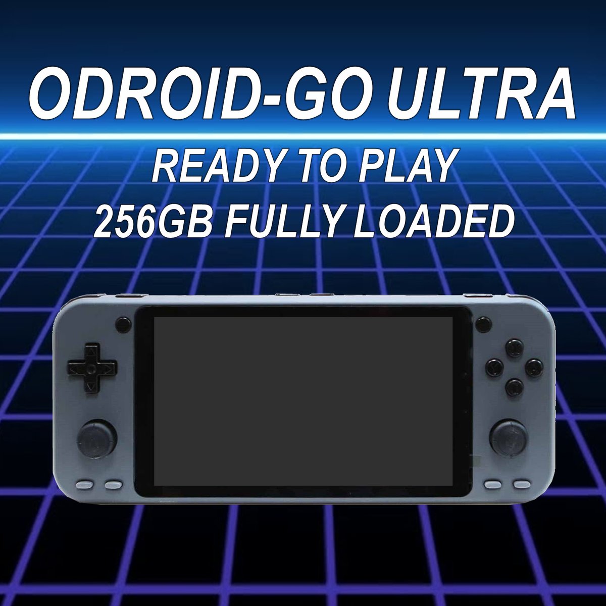 Odroid Go Ultra Handheld Console with Custom 256GB Ready to Play +