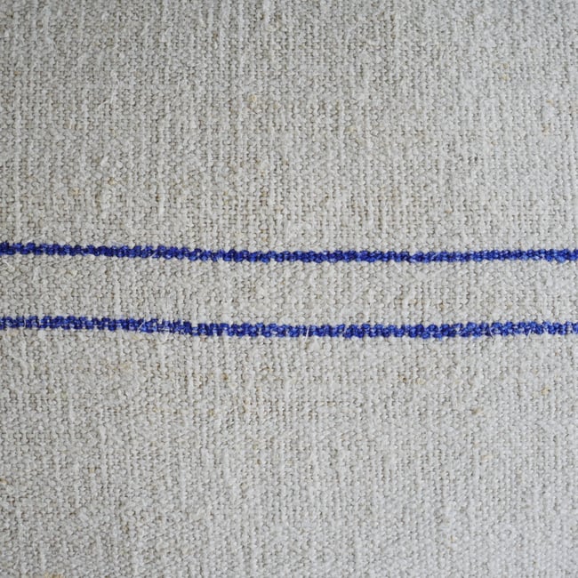 Pair - Grainsack cushion - Large Bench Blue 03