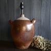 Antique Oil Pot Lamp Base - 793