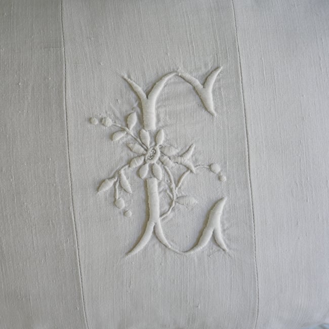 Large bench Monogram Cushion - E