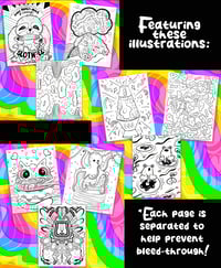 Image 4 of Rainbow Goobers and Goodies: A Coloring Book