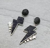 Image 1 of Lightning earrings