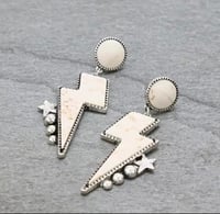 Image 3 of Lightning earrings