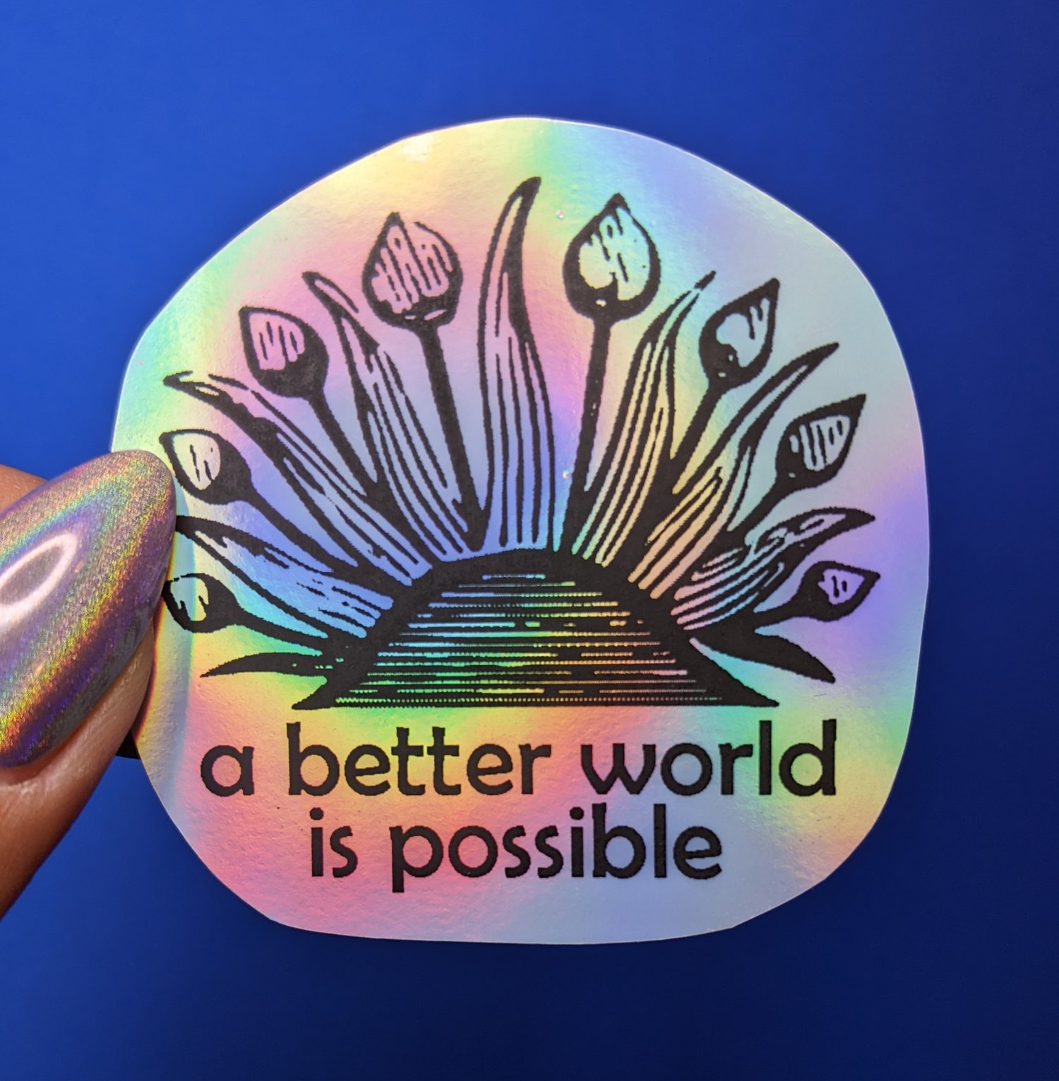 a better world is possible (sticker)