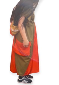 Image 2 of Parachute and Poly Cotton Kaftan Dress