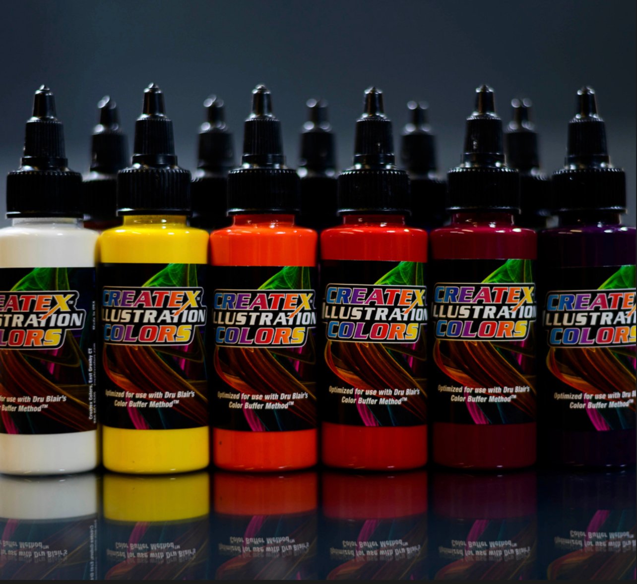 CREATEX ILLUSTRATION SET | PAINTHUFFER METALFLAKE