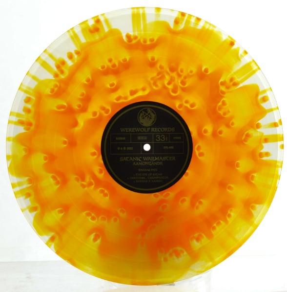 SATANIC WARMASTER -  AAMONGANDR 12" VINYL LP  (limited variants remain)