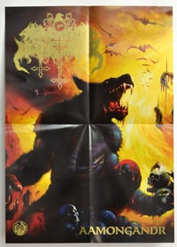 Image 4 of SATANIC WARMASTER -  AAMONGANDR 12" VINYL LP  (limited variants remain)