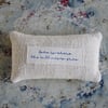  " Love is where the wild roses grow" Grain sack Lavender Bag