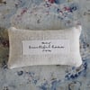 "Beautiful Home" Grain sack Lavender Bag