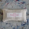 "Happiness" Grain sack Lavender Bag