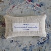 "Treasured Moments" Grain sack Lavender Bag