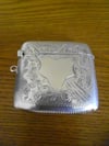 Antique Sterling Silver Hallmarked Vesta Case