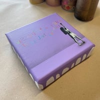 Image 2 of "When I Grow Up" 1/1 Mini Canvas (Lilac)